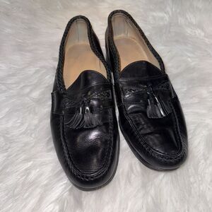 Allen Edmonds Maxfield Black‎ Leather Tassel Loafers Slip-On Shoes Mens 12 B USA